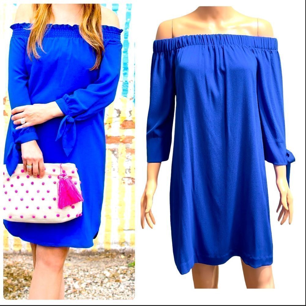 VINCE CAMUTO OFF SHOULDER DRESS